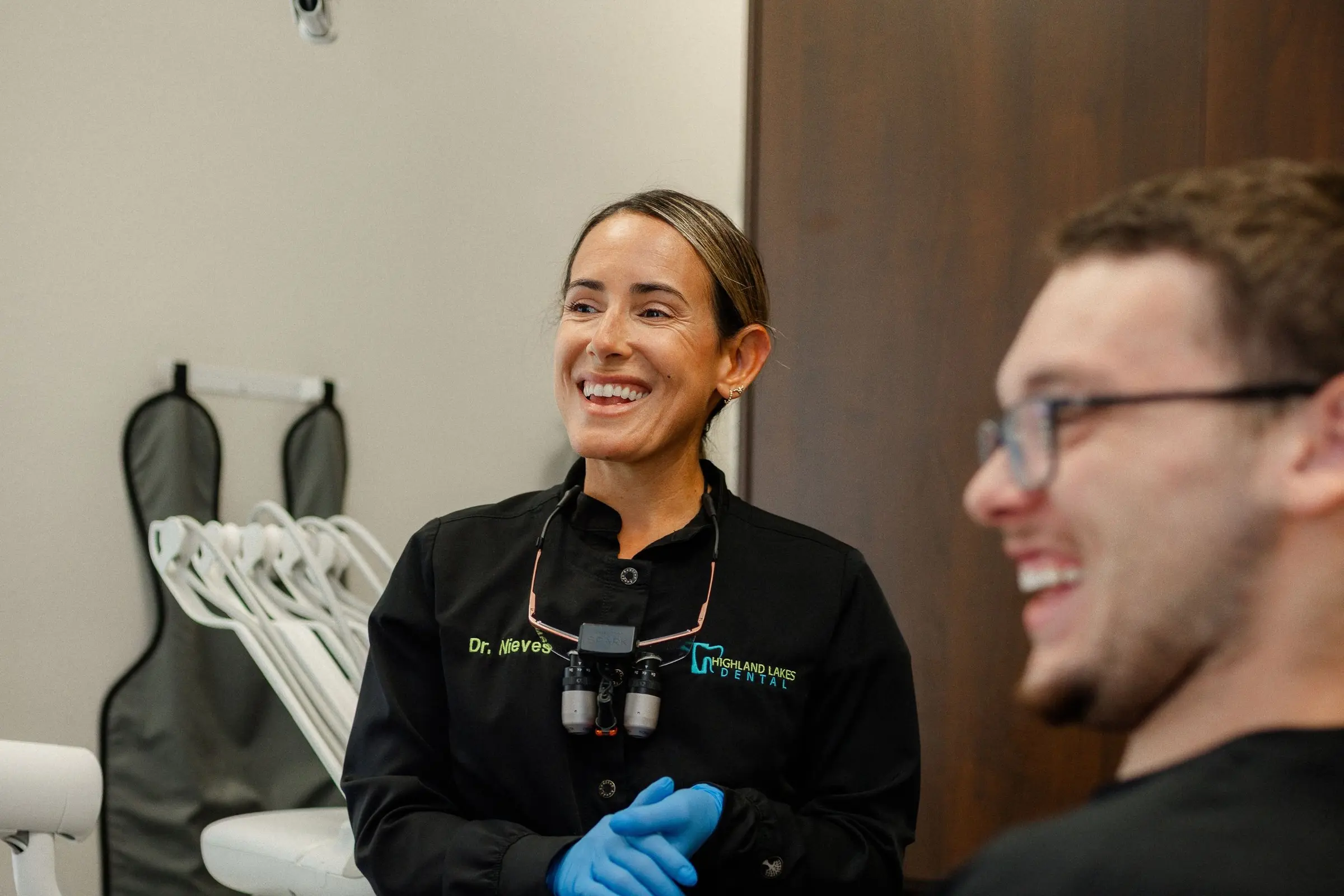 The Highland Lakes Dental team in their Leesburg office